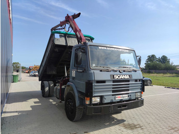 Kamion vetëshkarkues, Kamion me vinç Scania 113.320 dump truck: foto 2