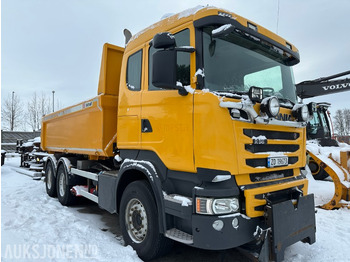 Kamion vetëshkarkues 2014 Scania R 560 6X4 - BRØYTERIGGERT TIPPBIL MED UNDERLIGGET SKJÆR - 527294 Km. - Euroklasse 5T: foto 3