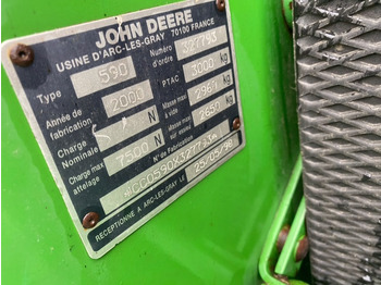 Dengmbledhëse e rrumbullakët JOHN DEERE 590: foto 5