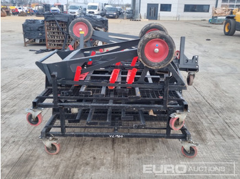 Pajisje ndërtimi Armorgard Wheeled Pipe Racking (4 of), Spool Cart (2 of),: foto 2