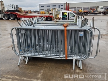 Pajisje ndërtimi Bundle of Metal Pedestrian Safety Barriers (2 of): foto 4