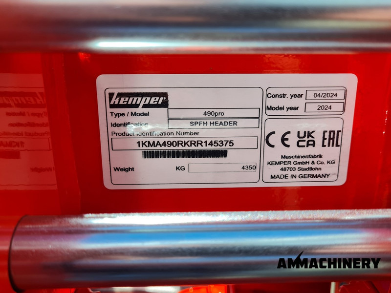 Koka e korrëses foragjere për transportimin e ushqimit Kemper 490 PRO Inspected: foto 11