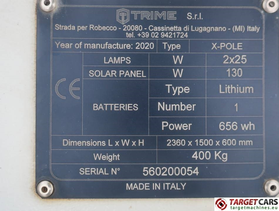 Kullë ndriçimi Trime X-Polar Solar Panel 50W Led Tower Light: foto 11