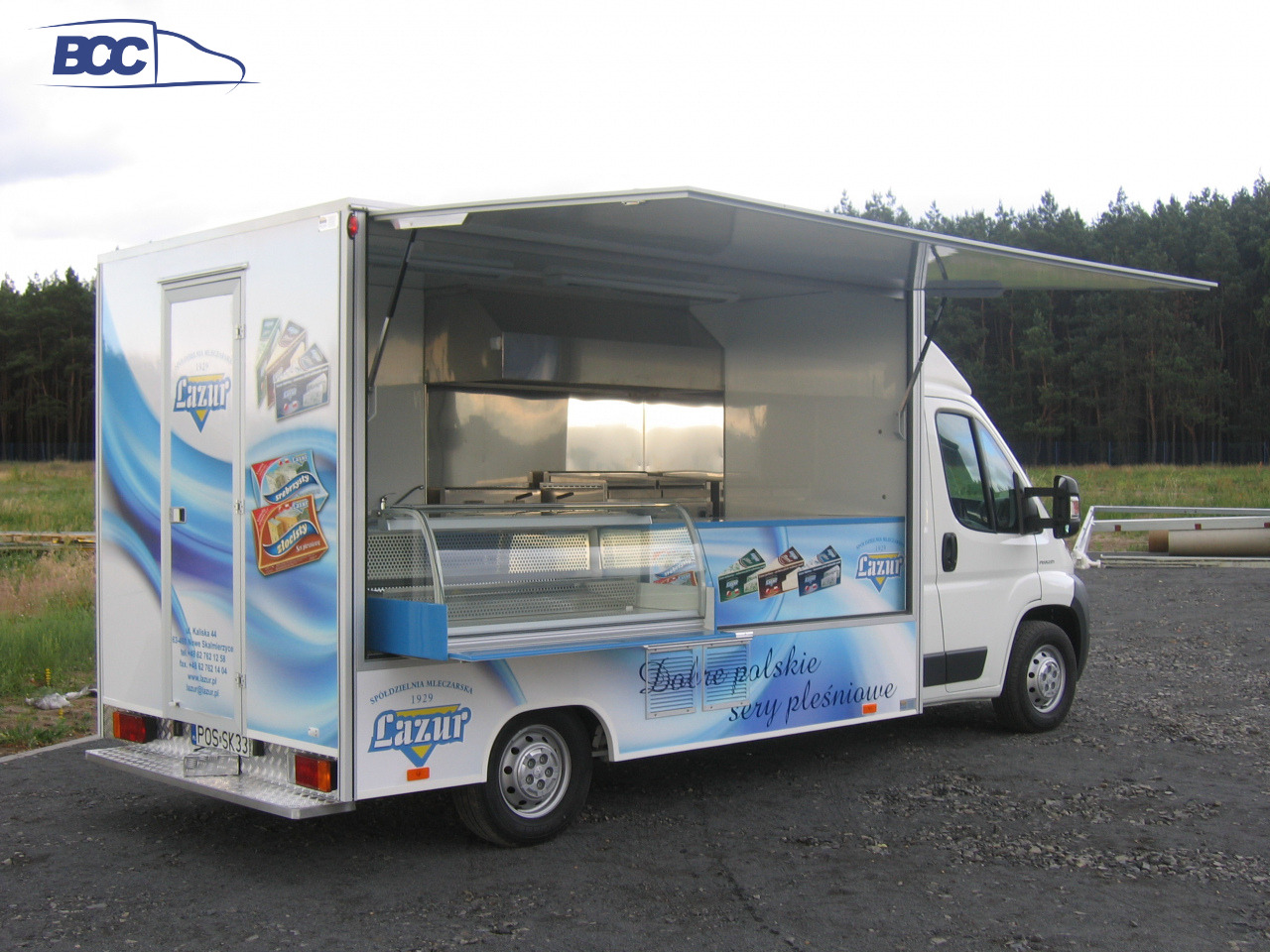 Kamion shpërndarës i ri BCC POLSKA - FOOD TRUCK - SAMOCHÓD DO SPRZEDAŻY SERÓW, FOOD TRUCK Z NABIAŁEM, AUTO SKLEP - PEUGEOT BOXER: foto 13