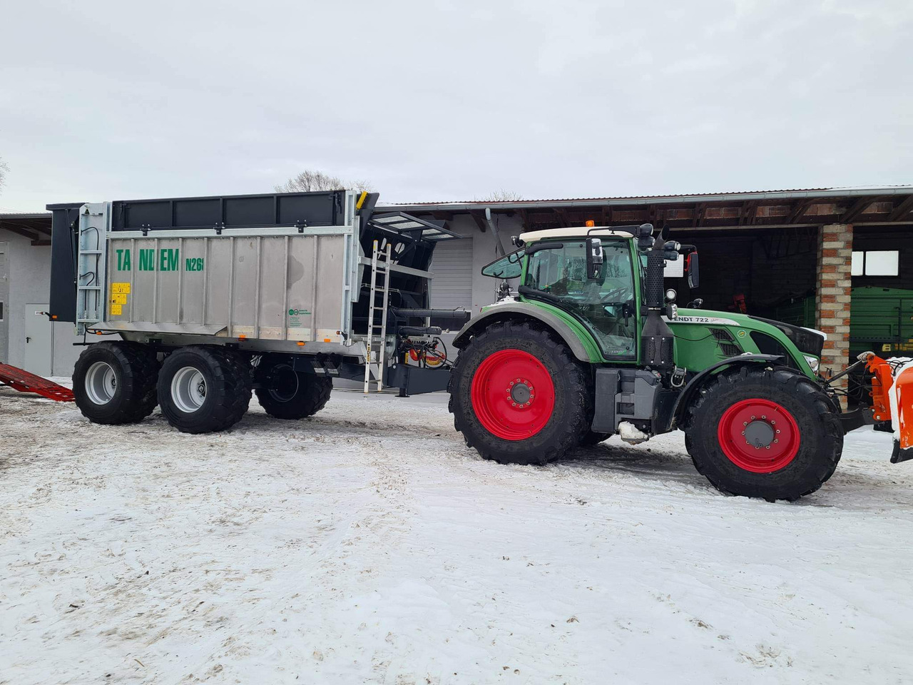 Shpërndarës plehu i ri Auto-Agro Mistreuer / Manure spreader / Epandeur à fumier / Rimorchio spandiconcime / Abonadora / Разбрасыватель органических удобрений / Rozrzutnik obornika Tandem N268: foto 36