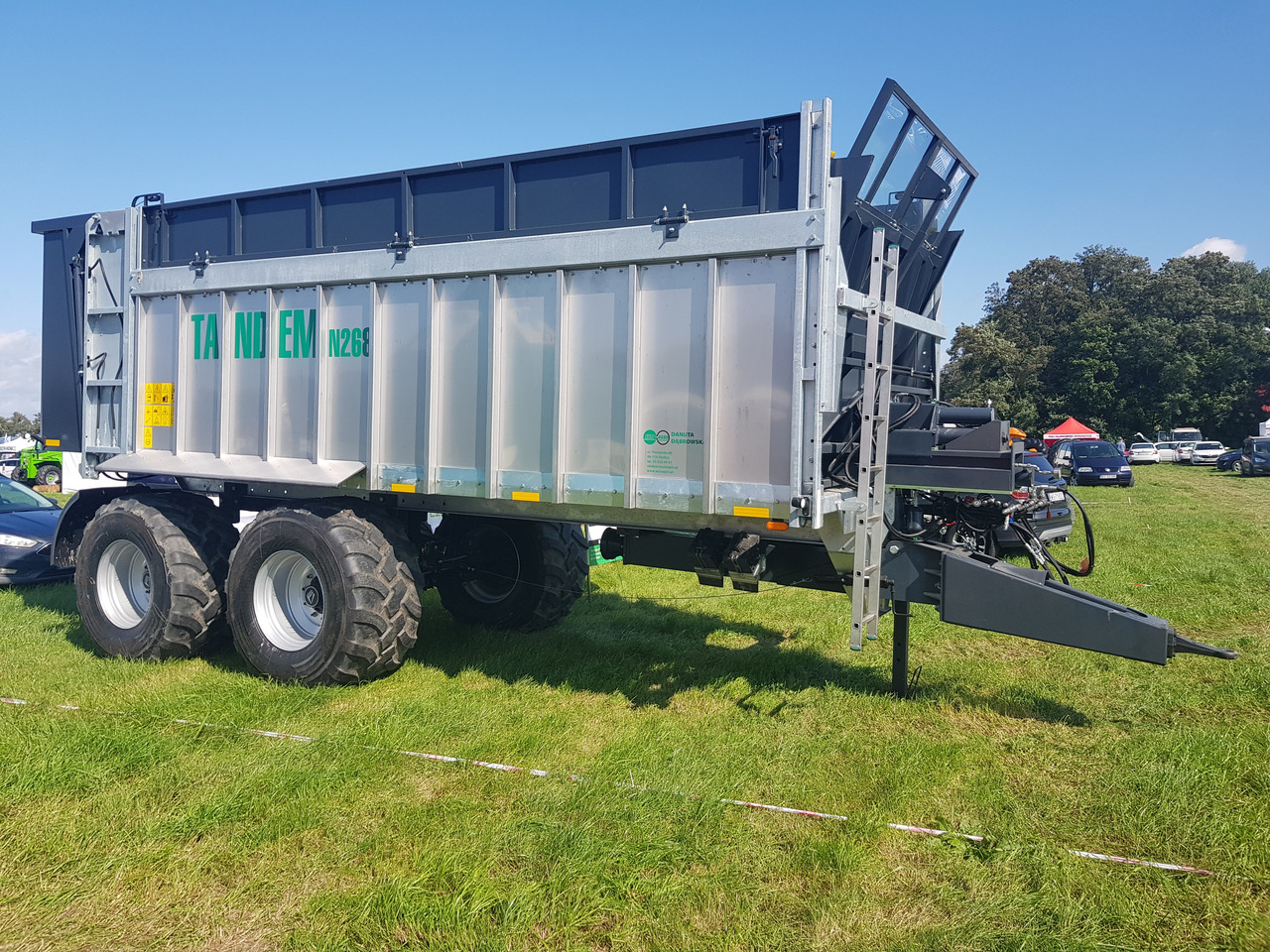 Shpërndarës plehu i ri Auto-Agro Mistreuer / Manure spreader / Epandeur à fumier / Rimorchio spandiconcime / Abonadora / Разбрасыватель органических удобрений / Rozrzutnik obornika Tandem N268: foto 20