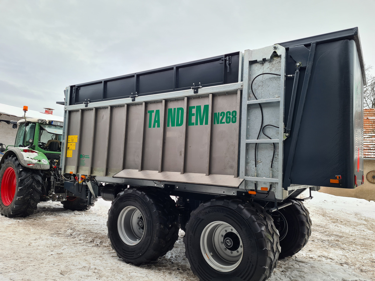 Shpërndarës plehu i ri Auto-Agro Mistreuer / Manure spreader / Epandeur à fumier / Rimorchio spandiconcime / Abonadora / Разбрасыватель органических удобрений / Rozrzutnik obornika Tandem N268: foto 25