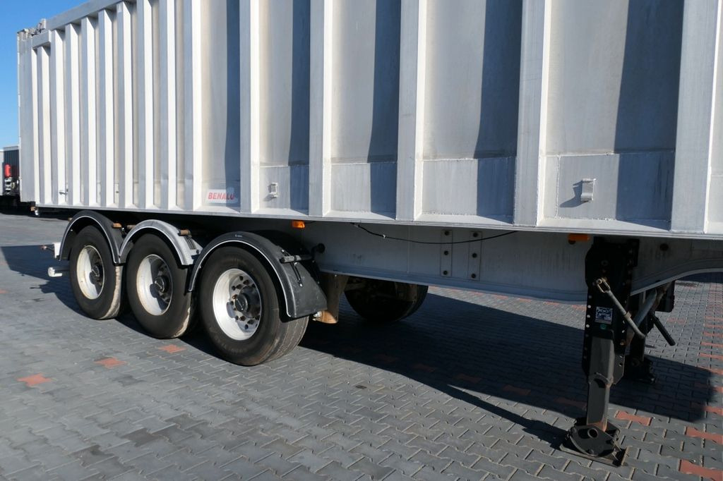 Gjysmë rimorkio me tendë Benalu TIPPER 45 M3/WHOLE ALUMINIUM/5700 KG/FLAP-DOORS: foto 11