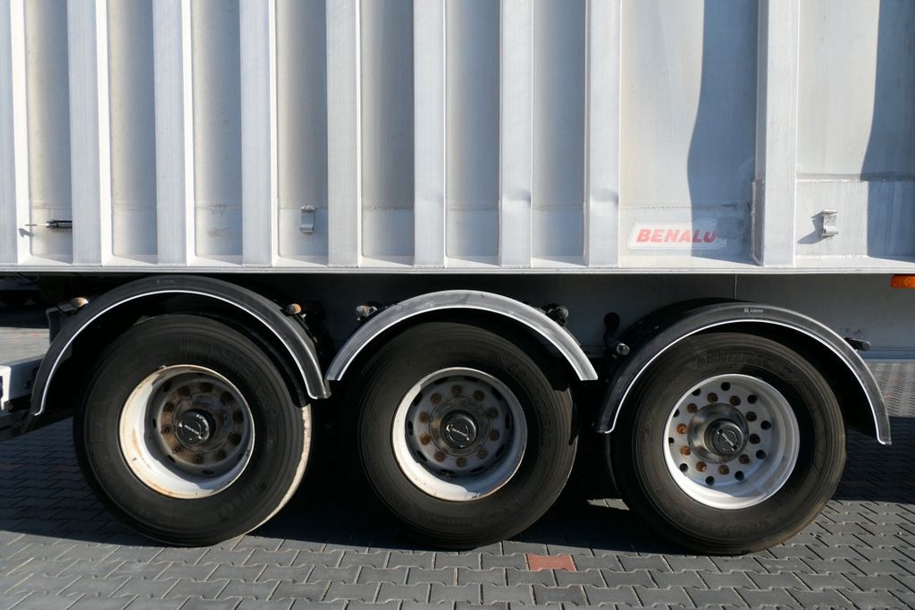 Gjysmë rimorkio me tendë Benalu TIPPER 45 M3/WHOLE ALUMINIUM/5700 KG/FLAP-DOORS: foto 12