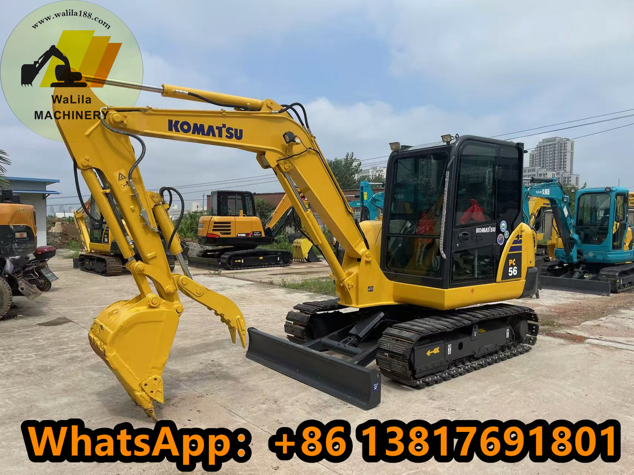 Miniekskavator Komatsu PC 56-7 PC56-7: foto 7