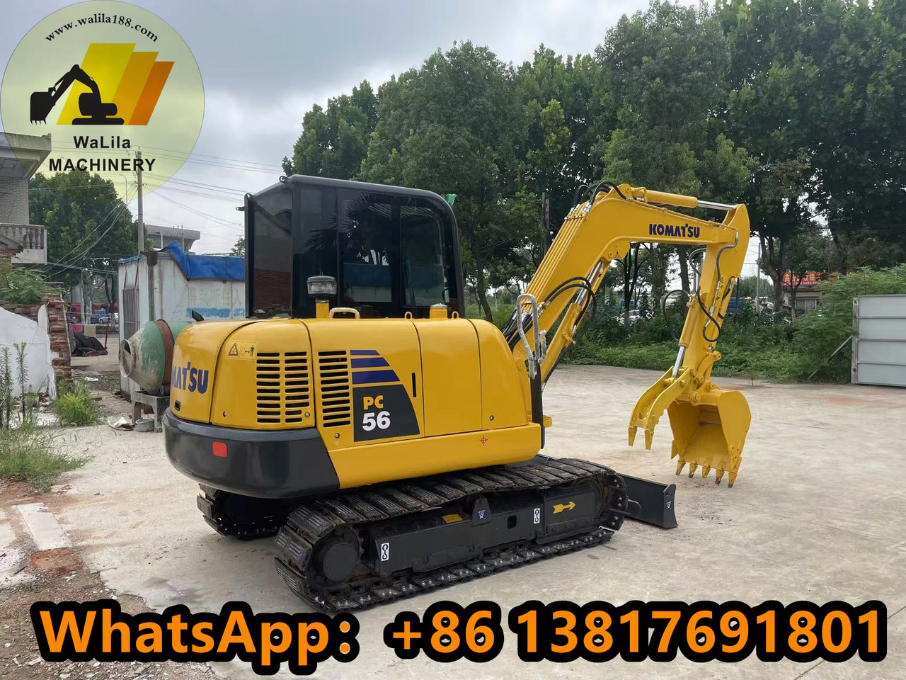 Miniekskavator Komatsu PC 56-7 PC56-7: foto 6