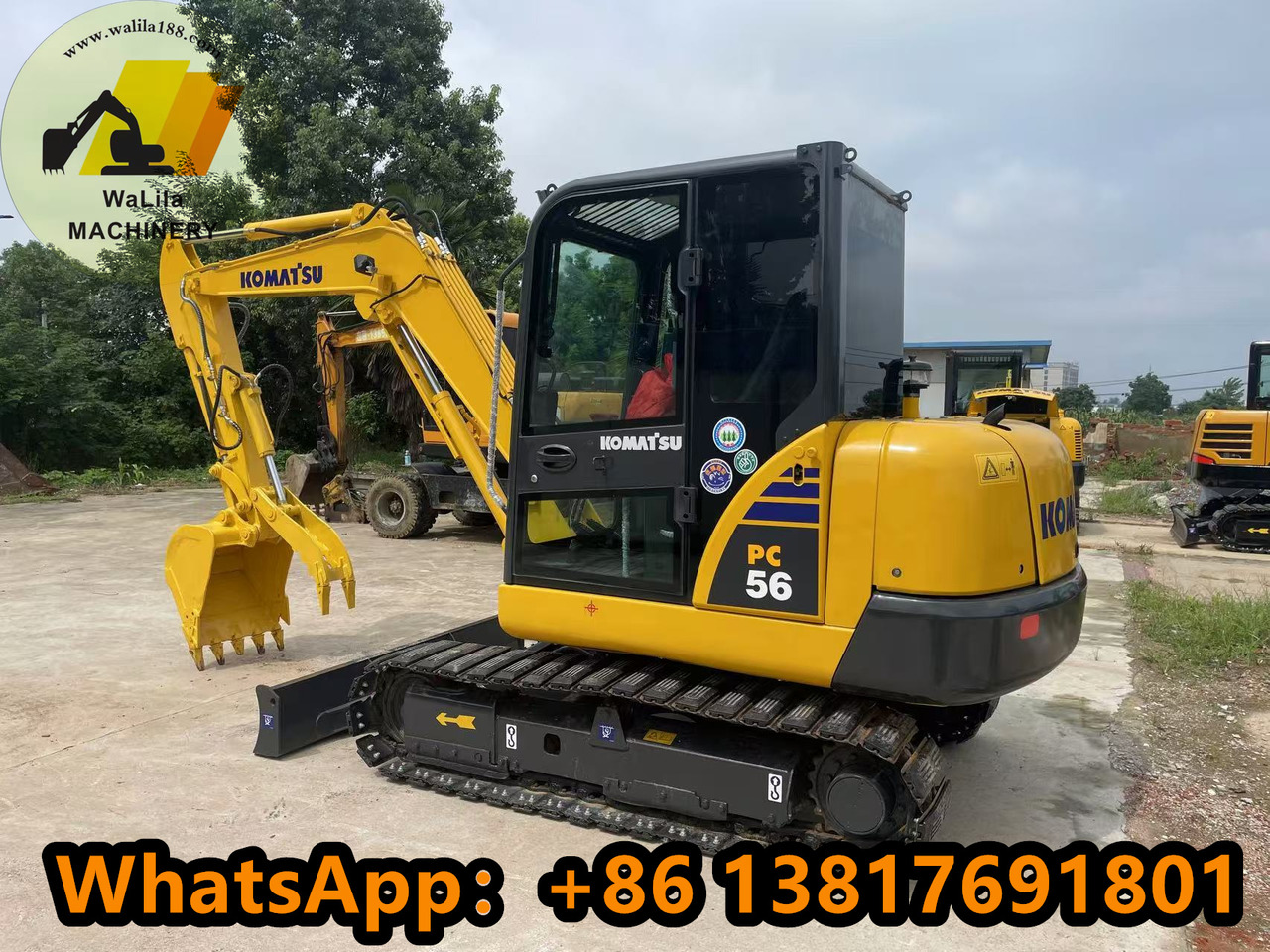 Miniekskavator Komatsu PC 56-7 PC56-7: foto 10