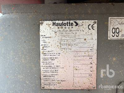 Krah me çernjerë HAULOTTE H23TPX 4WD Diesel Nacelle Articulee: foto 6