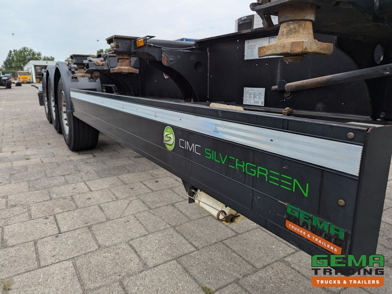 Transportjer kontejnerësh/ Gjysmë rimorkio me karroceri të çmontueshme CIMC CIMC Silvergreen SC03 3-Assen SAF LiftAxle - DiscBrakes - 1x 20FT 2x 20FT 30FT 40FT - 5250KG (O1988): foto 13