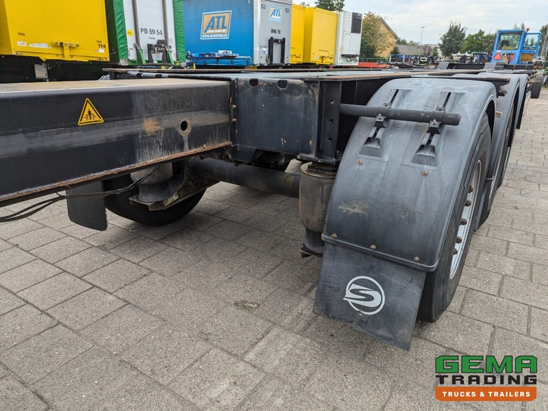 Transportjer kontejnerësh/ Gjysmë rimorkio me karroceri të çmontueshme CIMC CIMC Silvergreen SC03 3-Assen SAF LiftAxle - DiscBrakes - 1x 20FT 2x 20FT 30FT 40FT - 5250KG (O1988): foto 14