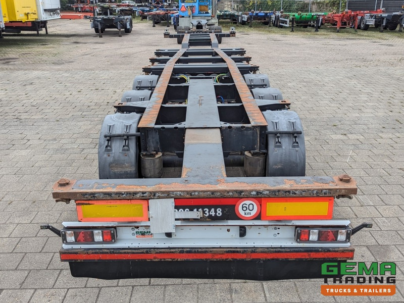 Transportjer kontejnerësh/ Gjysmë rimorkio me karroceri të çmontueshme CIMC CIMC Silvergreen SC03 3-Assen SAF LiftAxle - DiscBrakes - 1x 20FT 2x 20FT 30FT 40FT - 5250KG (O1988): foto 7