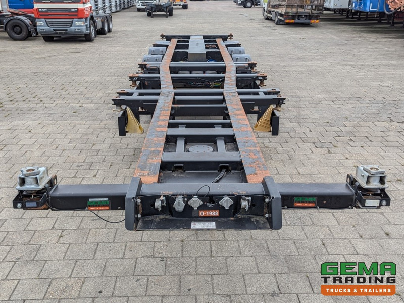 Transportjer kontejnerësh/ Gjysmë rimorkio me karroceri të çmontueshme CIMC CIMC Silvergreen SC03 3-Assen SAF LiftAxle - DiscBrakes - 1x 20FT 2x 20FT 30FT 40FT - 5250KG (O1988): foto 9