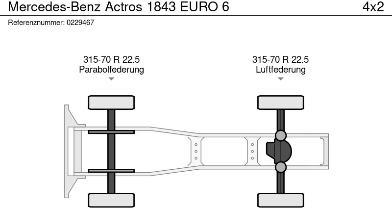 Gjysmë-kamion Mercedes-Benz Actros 1843 EURO 6: foto 13