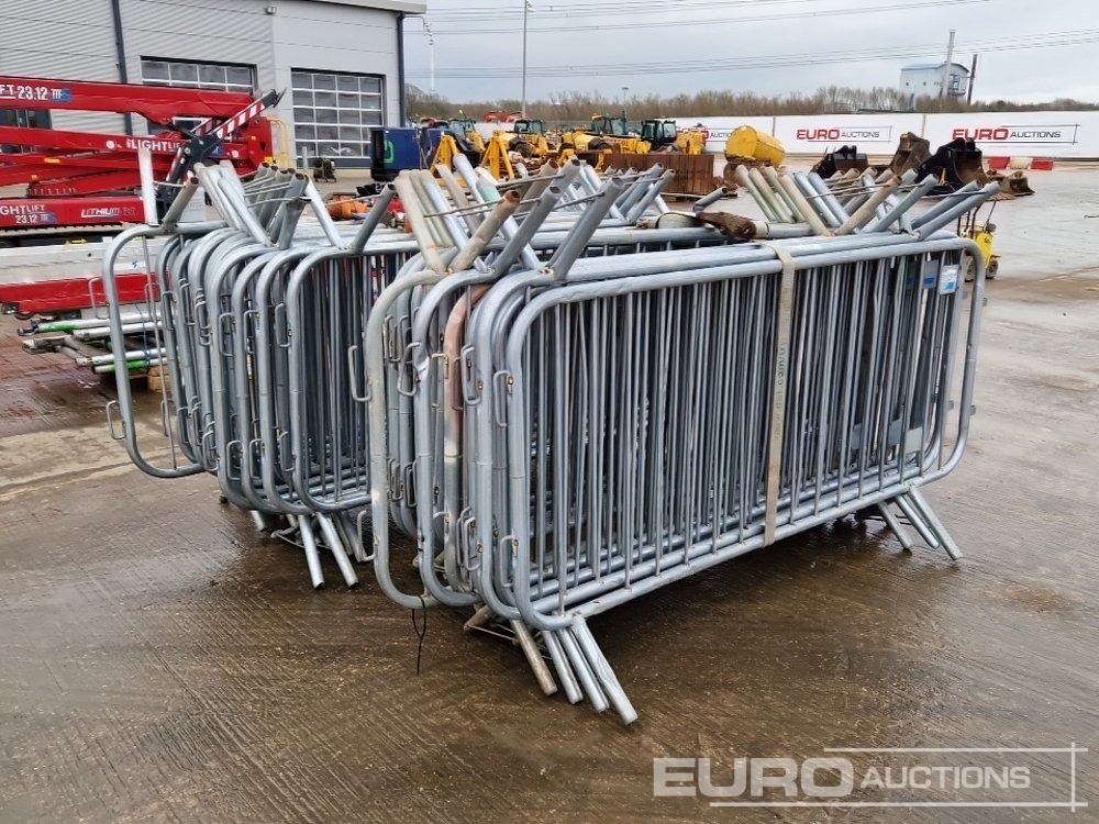 Pajisje ndërtimi Bundle of Metal Pedestrian Safety Barriers (2 of): foto 7