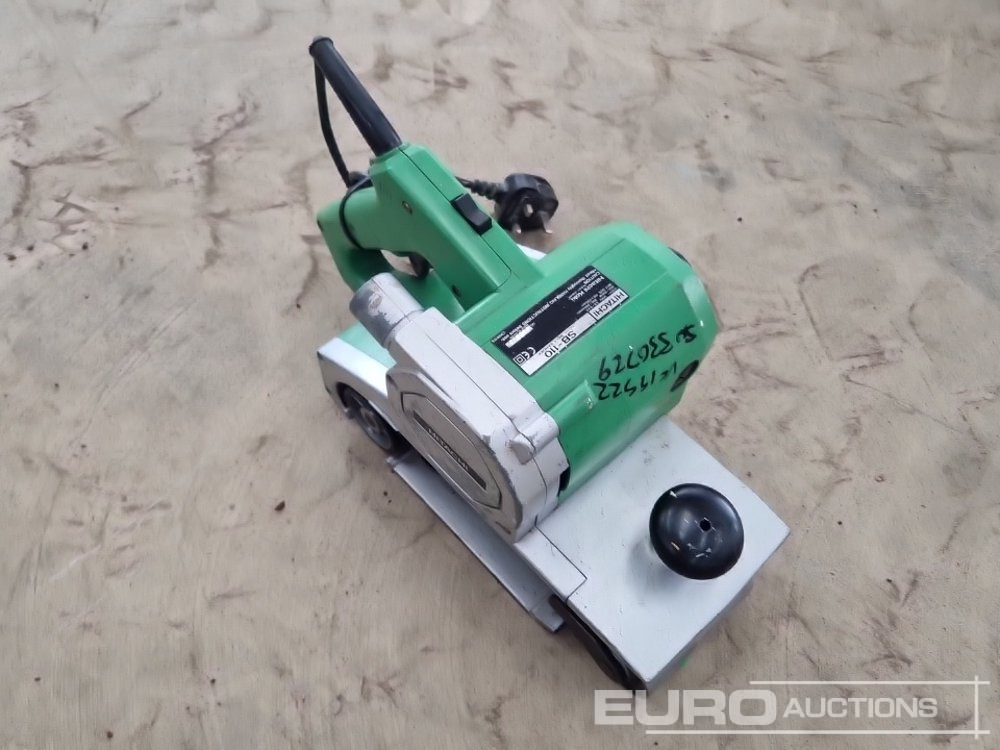 Pajisje ndërtimi Hitachi SB-10 240 Volt Belt Sander: foto 7