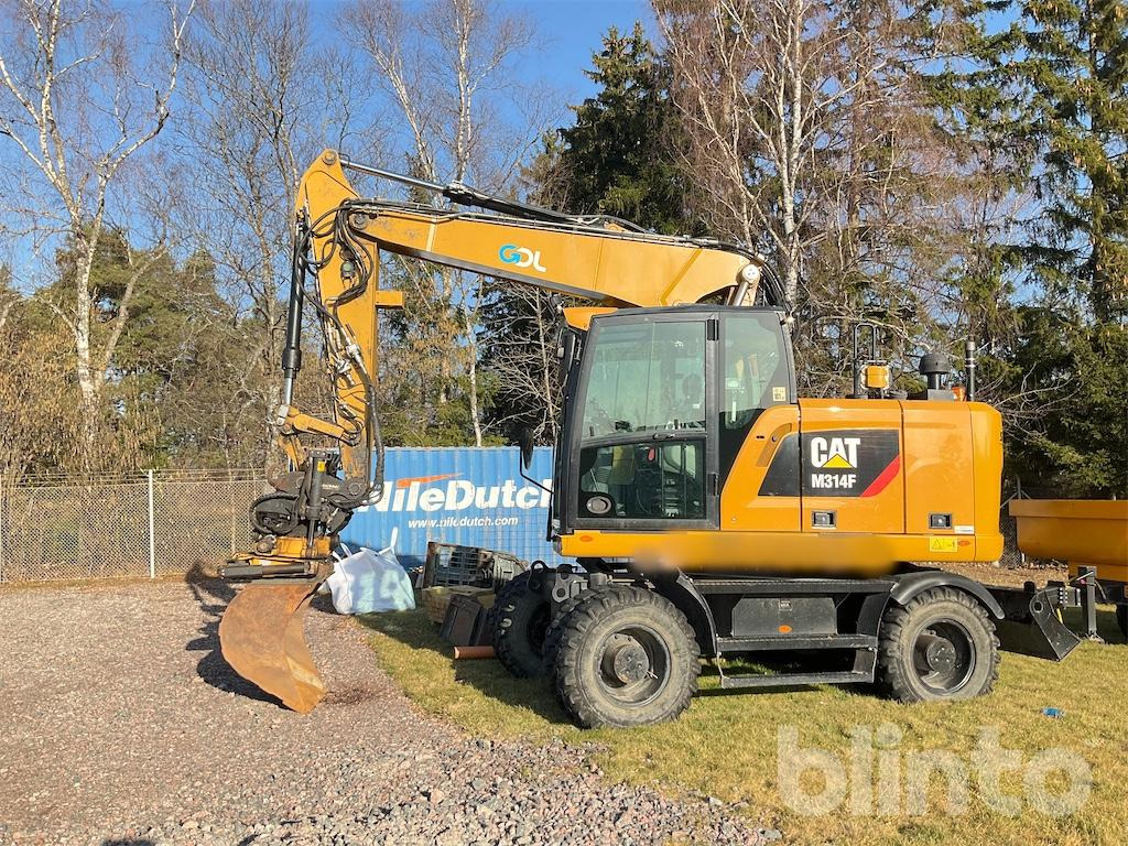 Ekskavator me goma Cat M314 F: foto 10