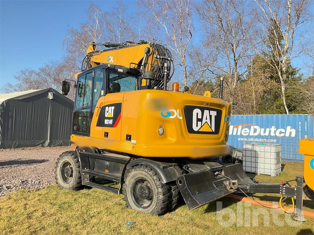 Ekskavator me goma Cat M314 F: foto 9